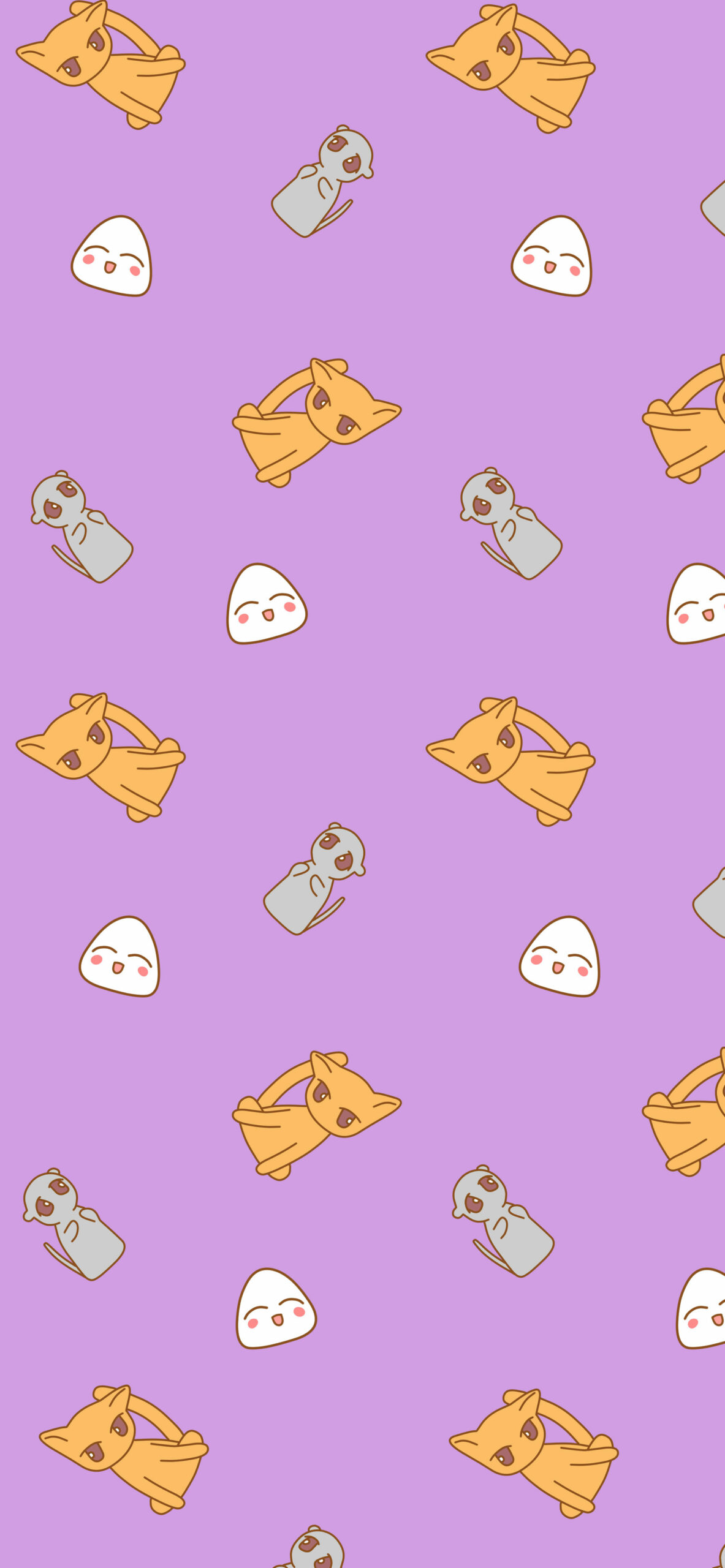 Fruits basket pattern purple wallpapers