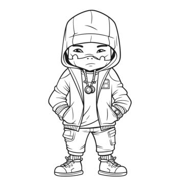 Gangsta outline png transparent images free download vector files