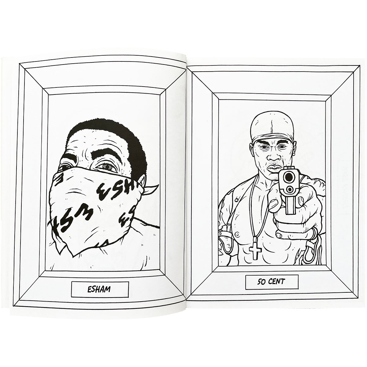 Gangsta rap coloring book by aye jay