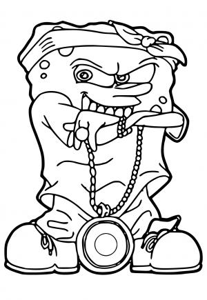 Free printable gangster coloring pages for adults and kids