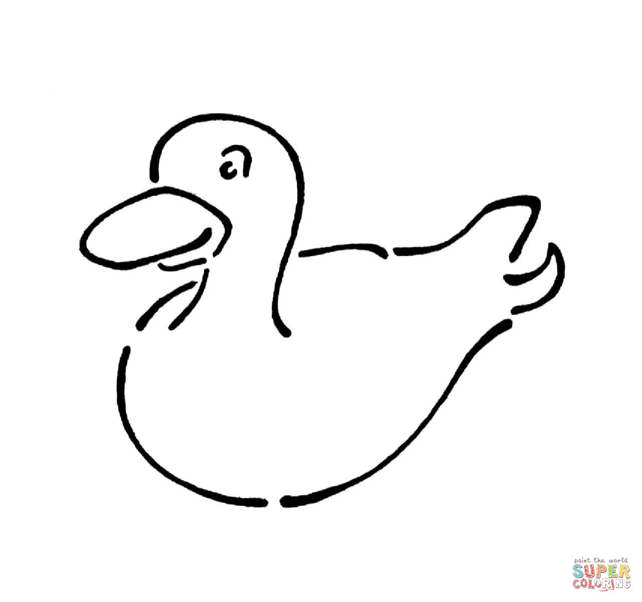 Rubber duck coloring page free printable coloring pages