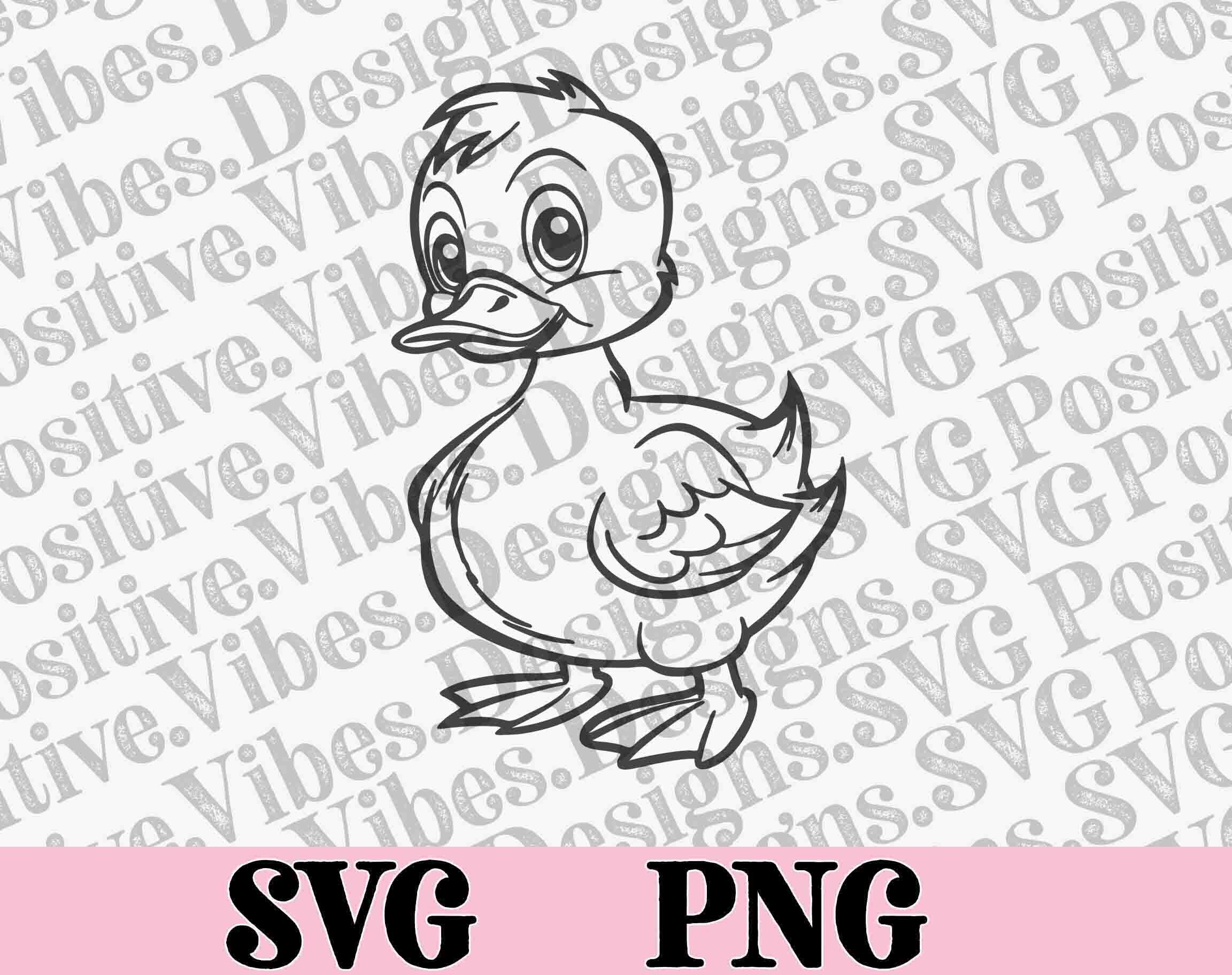 Cartoon duck svg