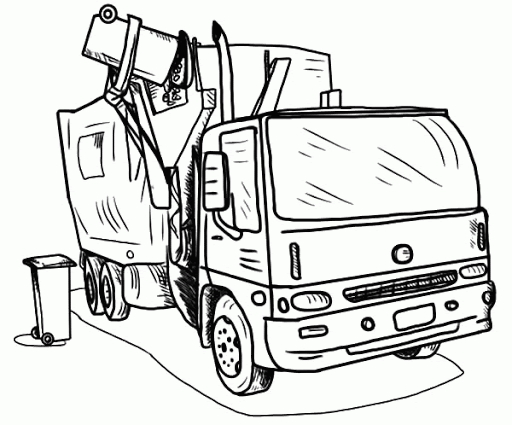 Coloring pages best dump truck coloring pages