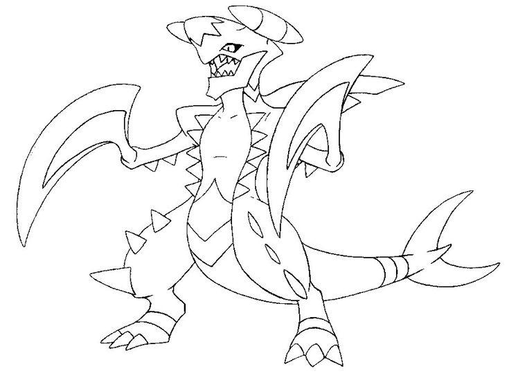 Mega garchomp coloring page pokemon coloring pages pokemon coloring pokemon rayquaza