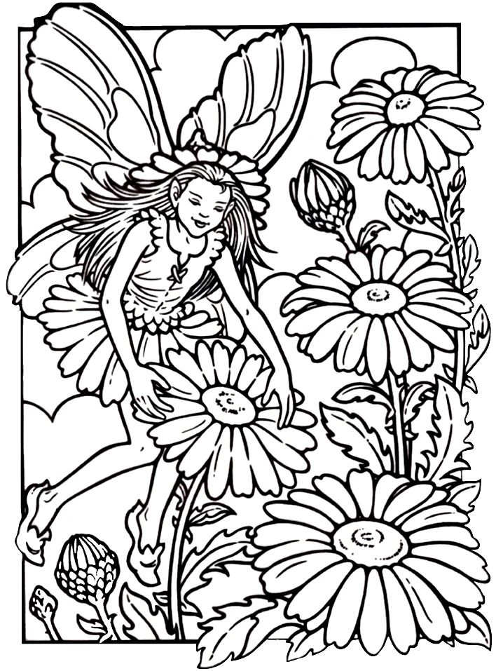 Flower fairy fairy coloring pages fairy coloring coloring pages