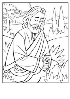 Gethsemane and the betrayal of jesus coloring by mrfitz tpt