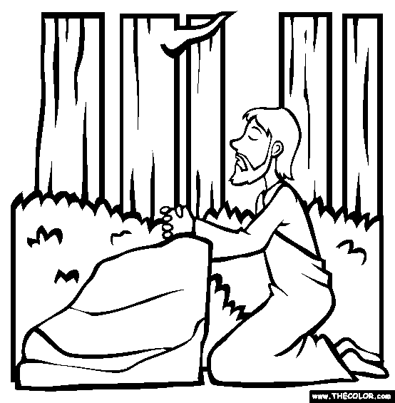 The garden of gethseane coloring page free the