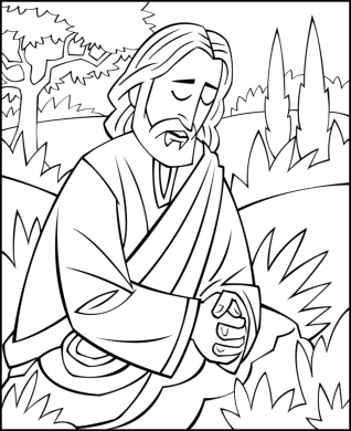 Sunday school coloring page