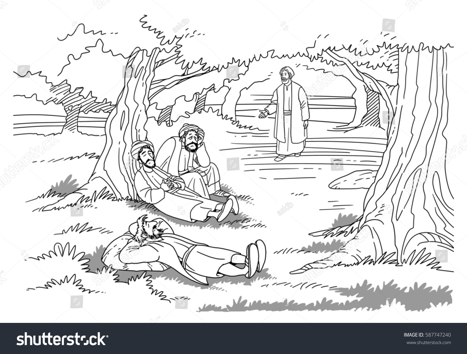 Garden gethsemane jesus stock photos and pictures