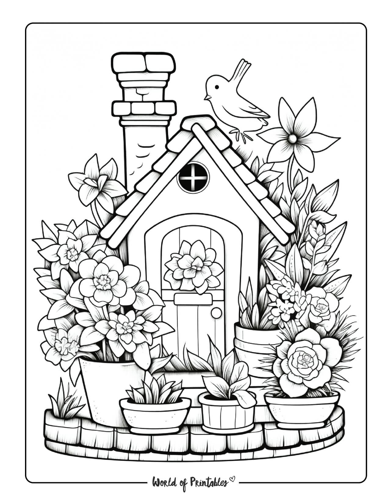 Garden coloring pages
