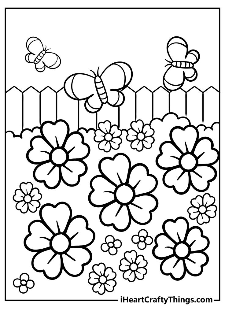 Garden coloring pages spring coloring pages garden coloring pages cute coloring pages