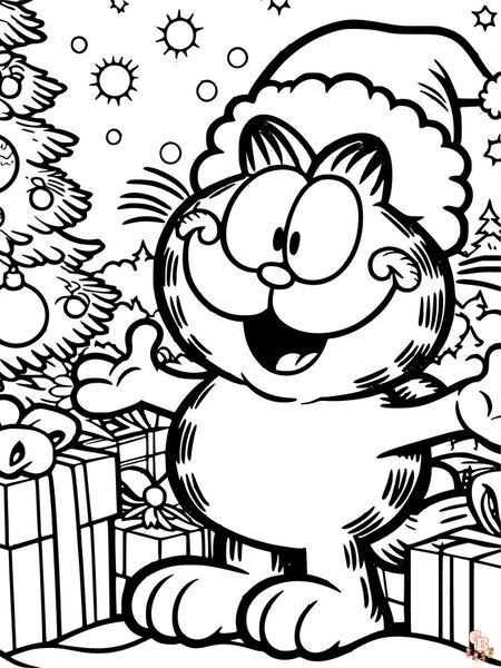 Fun and educational garfield coloring pages for kids