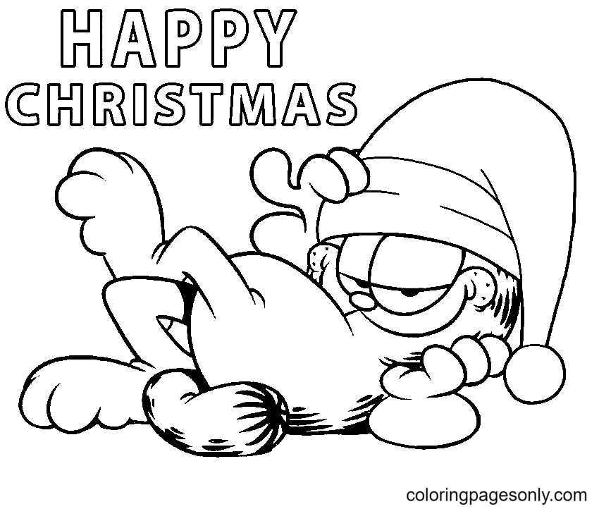 Garfield coloring pages printable for free download