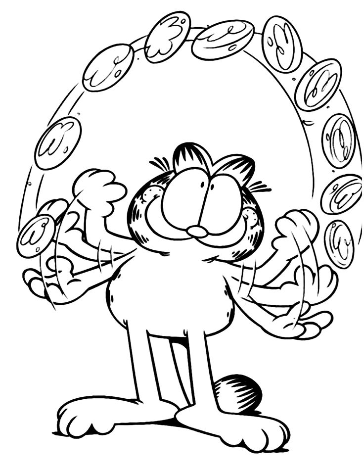 Garfield coloring pages cartoon coloring pages coloring pages christmas coloring pages