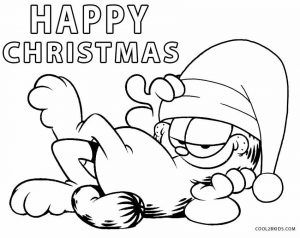 Garfield christmas coloring pages cartoon coloring pages christmas coloring pages coloring pages