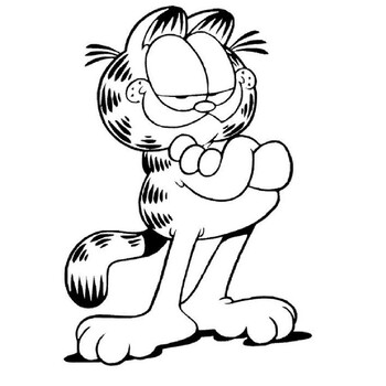 Garfield coloring book pages coloring pages printable for kids