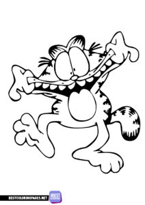 Garfield coloring pages