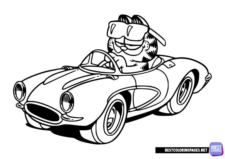 Garfield coloring pages