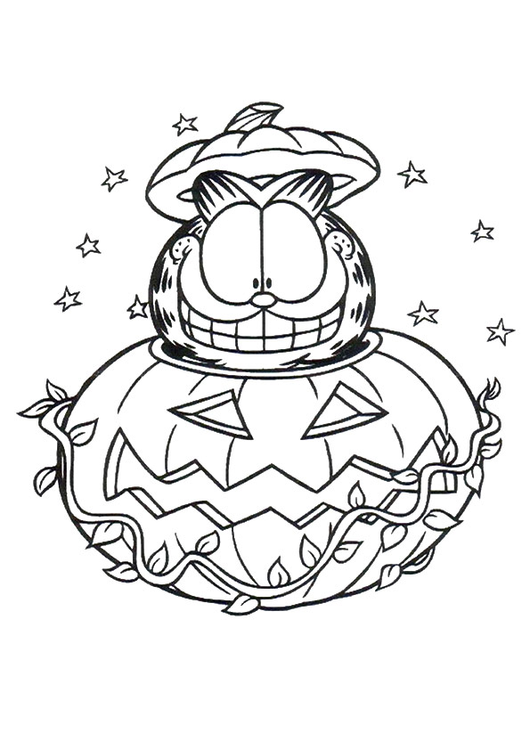 Cute halloween coloring pages