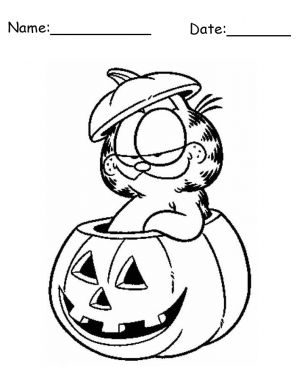 Garfield halloween printable coloring pages pagine da colorare disney disegni da colorare pagine da colorare per bambini