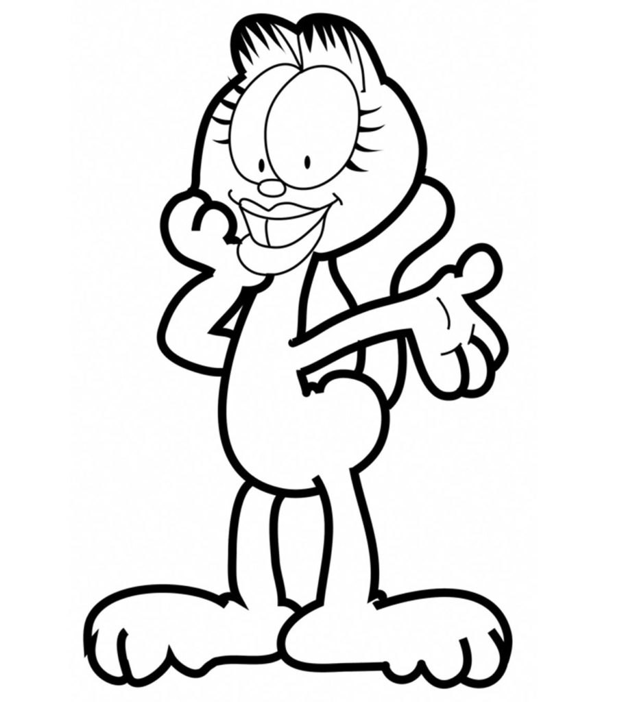 Top free printable garfield coloring pages online