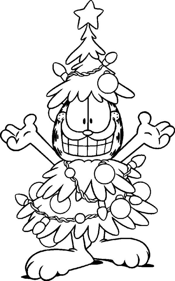 Garfield coloring pages printable pdf