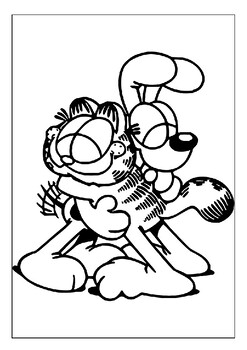 Unleash your creativity with our printable garfield coloring pages collection