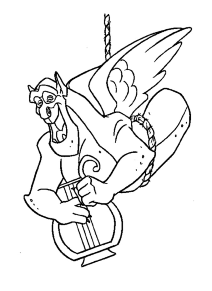 Hunchback of notre dame coloring pages to download