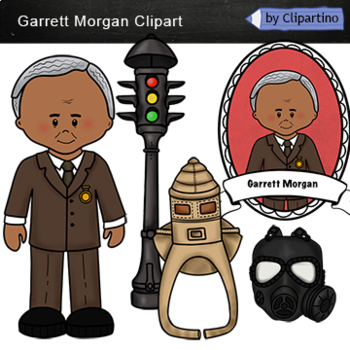 Garrett morgan clipart by clipartino tpt