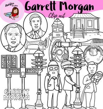 Garrett morgan clipart by artifex tpt