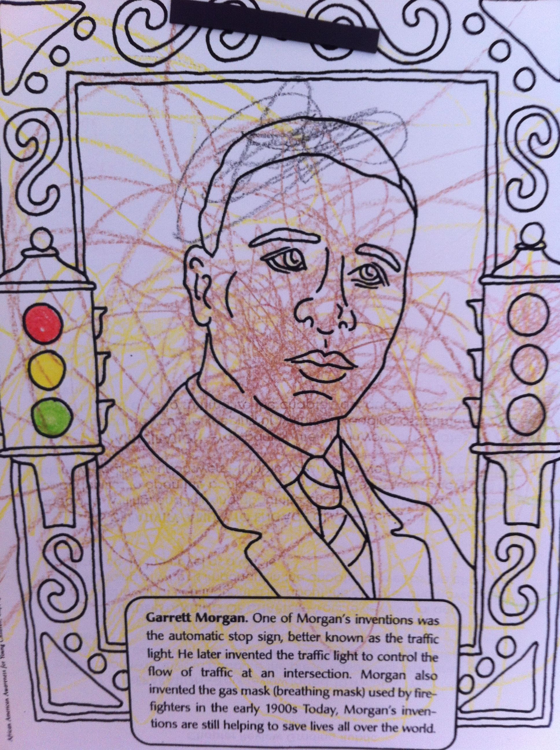 Played red light green light as they colored pic of garrett morgan pre k activities red light green light light red