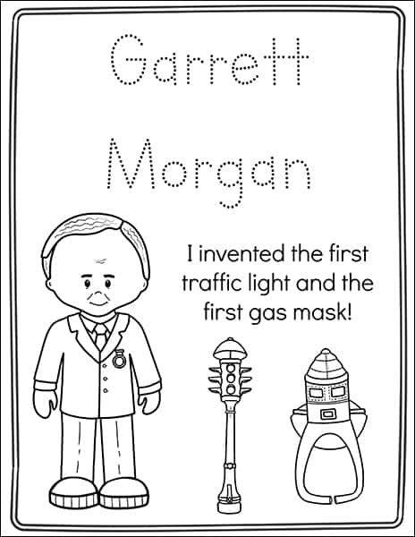 African american inventors for kids printable coloring book