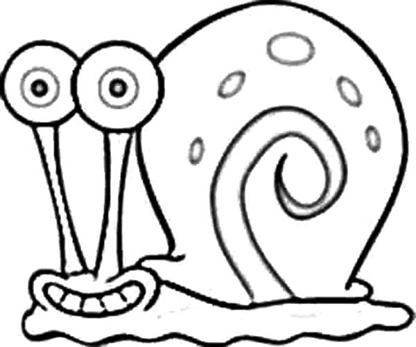 Gary the snail grin coloring pages color luna coloring pages cute easy drawings kid coloring page