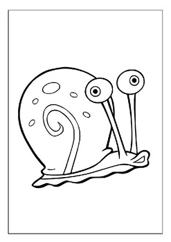 Snail coloring pages collection makes the perfect gift for nature lovers pdf