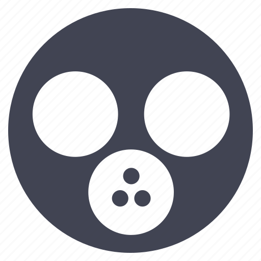 Gas mask emoji emoticon emotion face smiley icon