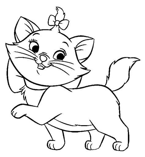 Kitten coloring pages