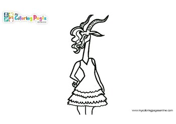 Online gazelle coloring pages for kids by the learning apps tpt