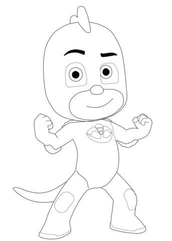 Gecko from pj masks coloring page pj masks coloring pages spiderman coloring coloring pages