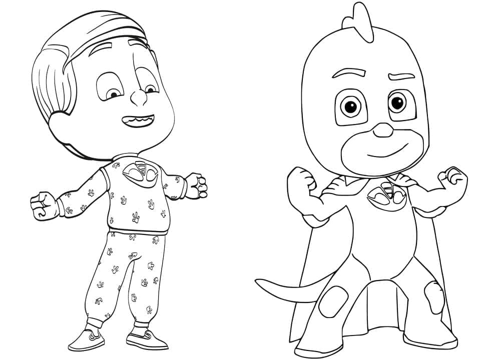 Greg gekko coloring page