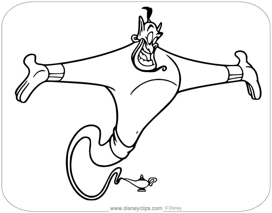 Aladdin coloring pages