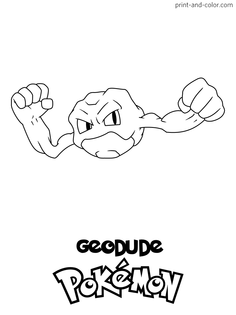 Pokemon coloring pages print and color