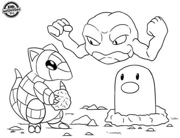 Free pokemon coloring pages with video drawing coloring tutorial kids activities blog