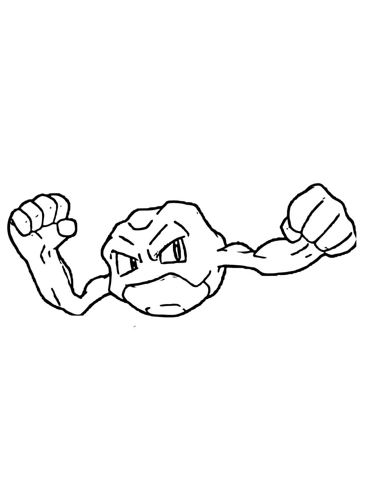 Pokemon geodude coloring pages