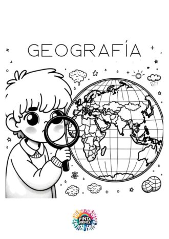 Ð dibujos de portadas de geografãa para colorear dale color ahora