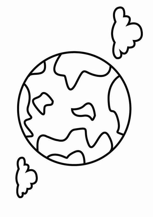 Coloring page geography