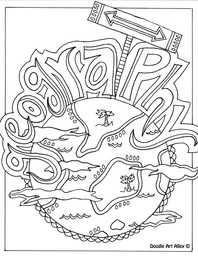 Geography coloring pages and printables