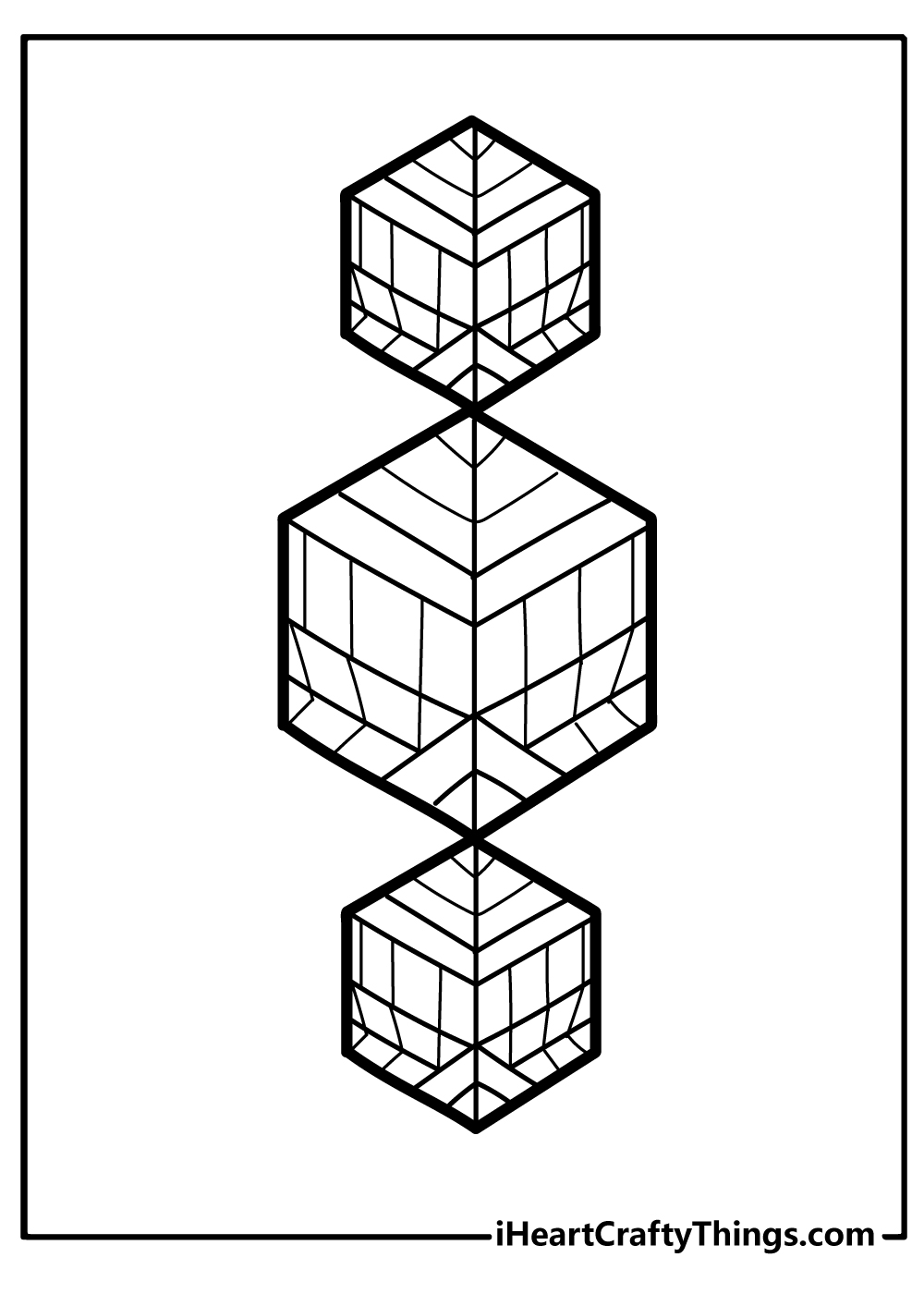 Geometric coloring pages free printables