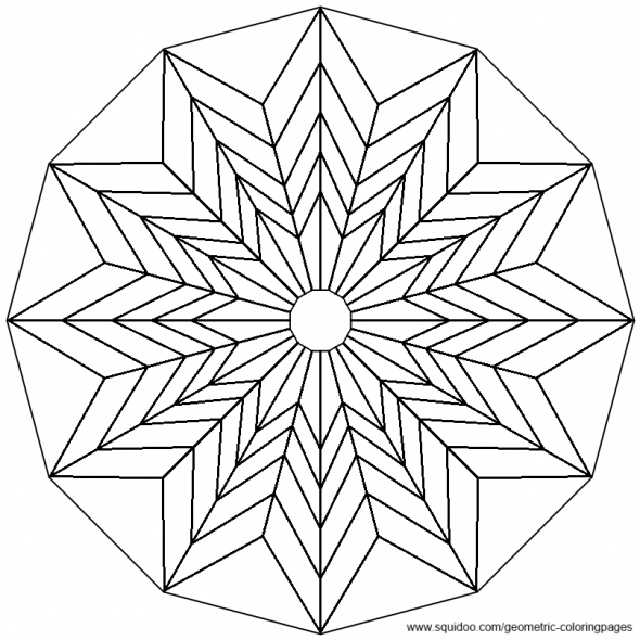 Geometric coloring pag geometric coloring pag pattern coloring pag mandala coloring pag