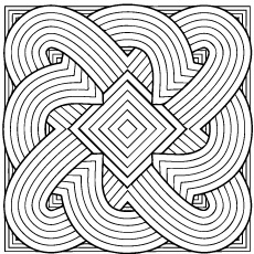 Top free printable geometric coloring pages online