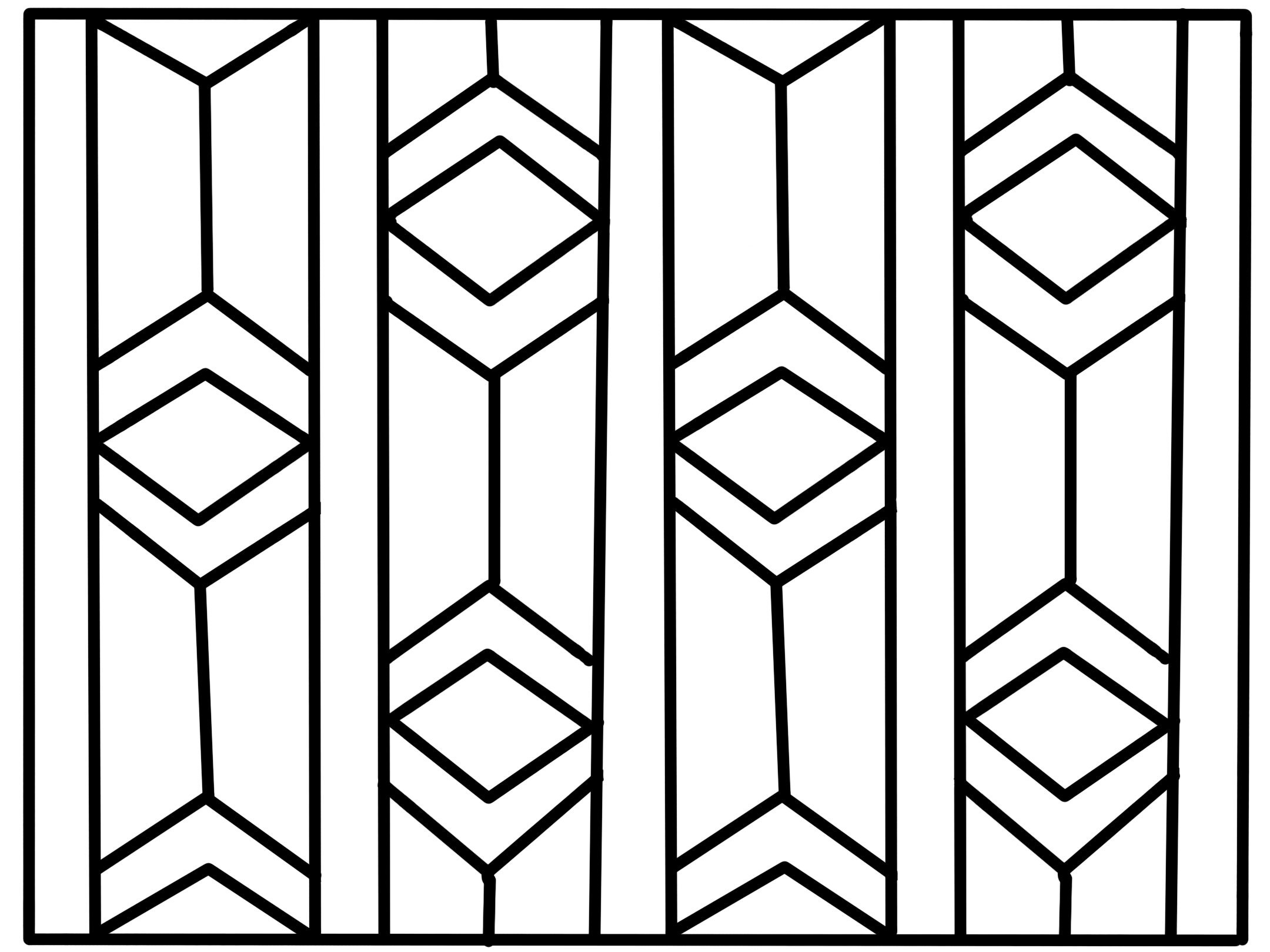 Downloadable and printable geometric coloring page for adults and kids download now